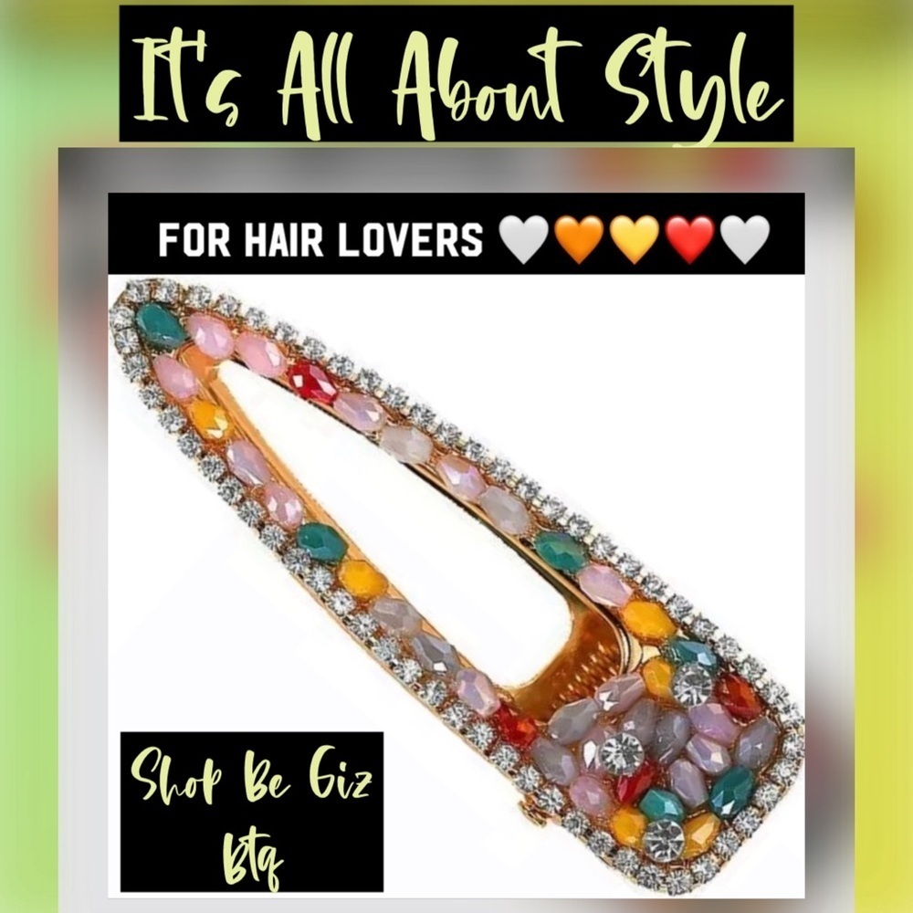 Super Elegant Embellished Hairpin to Enhance your Casual or Night Our Hair look